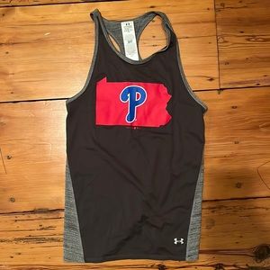 Like New Under Armor Phillies Tank